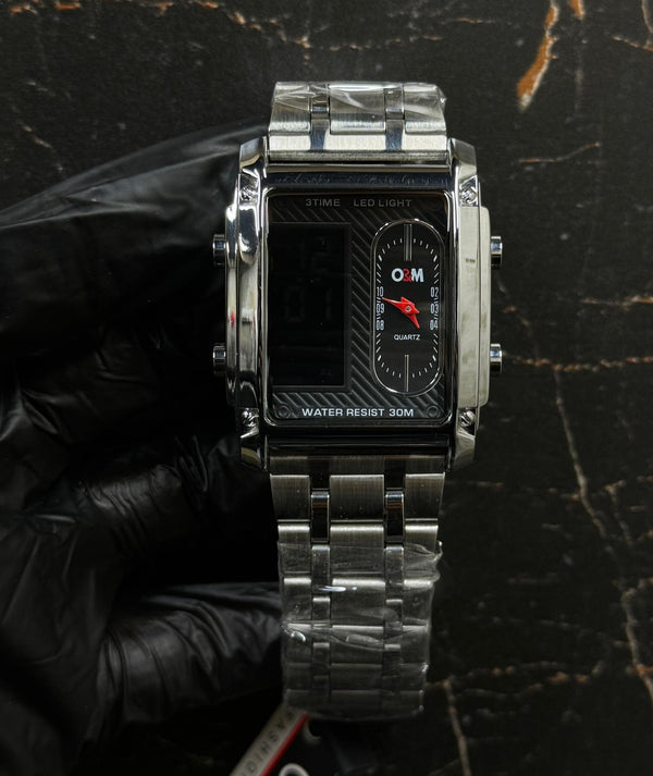 O&M Dual Time Watch